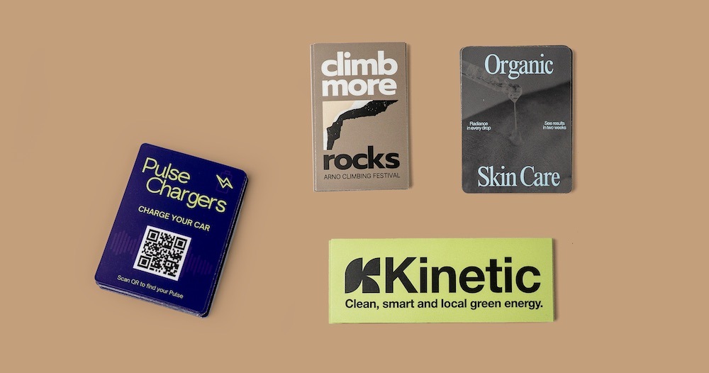 PlantBased square cut stickers