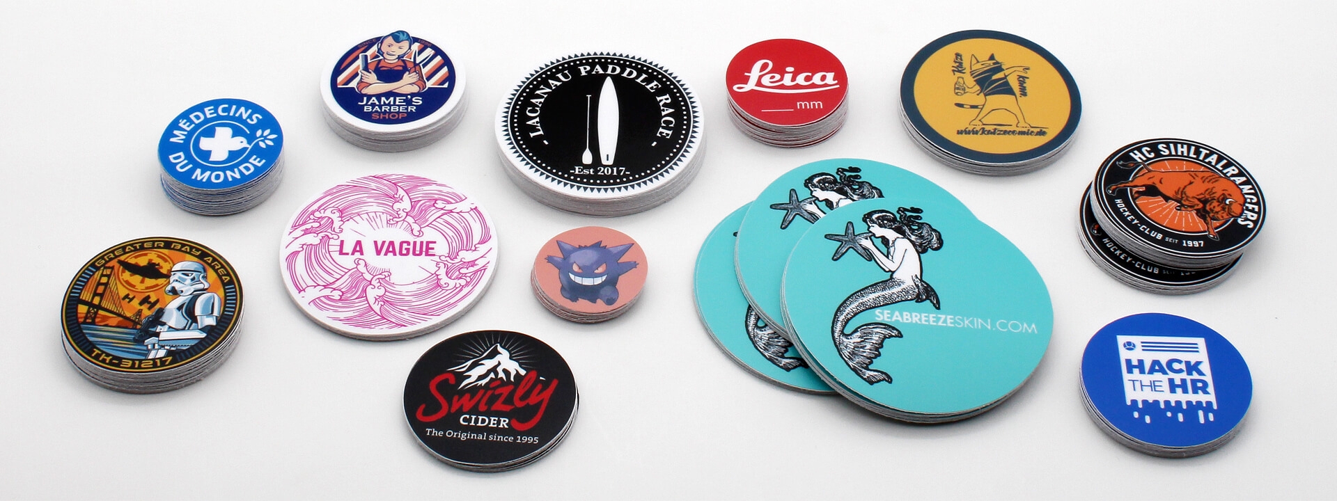 Stickers ronds originaux - Faites briller votre marque !