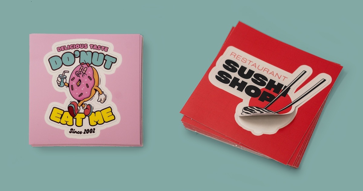 Premium Custom Kiss Cut Stickers | Stickeryeti Switzerland
