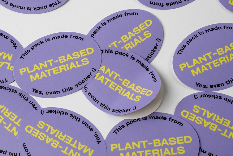 PlantBased eco stickers