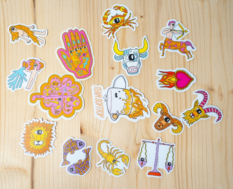 Impression de Stickers Autocollants Personnalisés